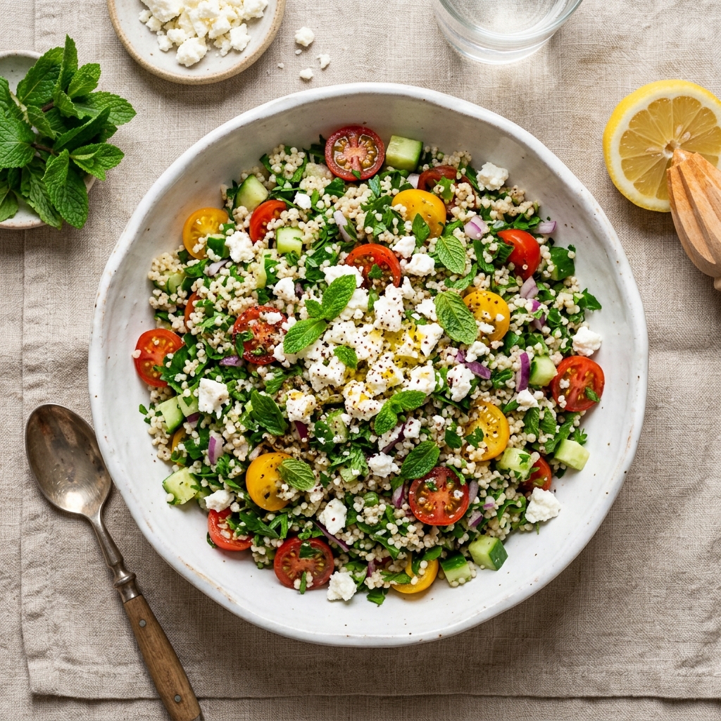 Salade de fonio fraîche