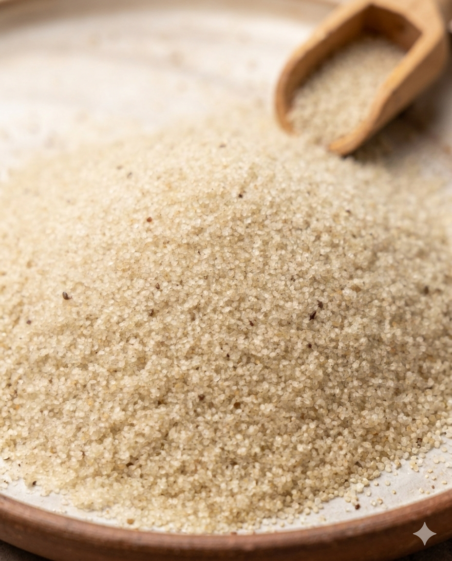 Texture des grains de fonio NYAMI